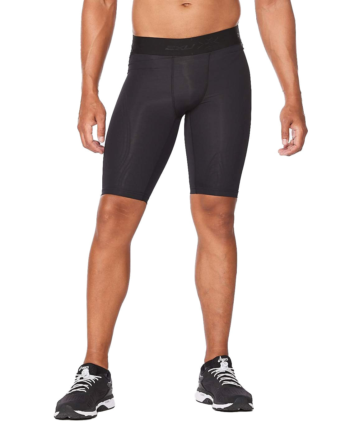 2XU MA5366B Force Men's Compression Shorts (Black/Nero) | Cycling Gears Hub