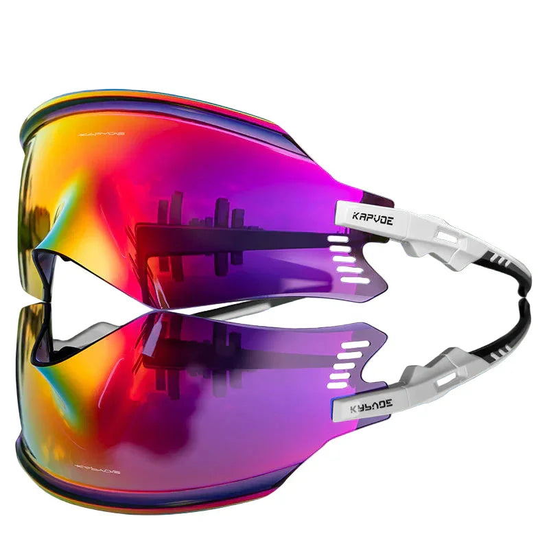 KAPVOE X2 Sports Sunglasses Color Red/White