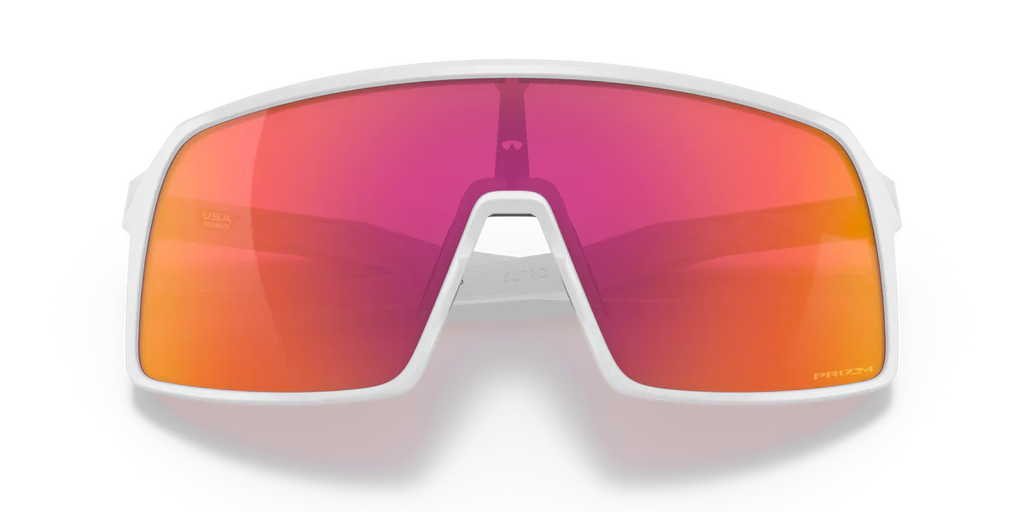 Oakley Sutro Sunglasses (Polished White/Prizm Field) | Cycling Gears Hub