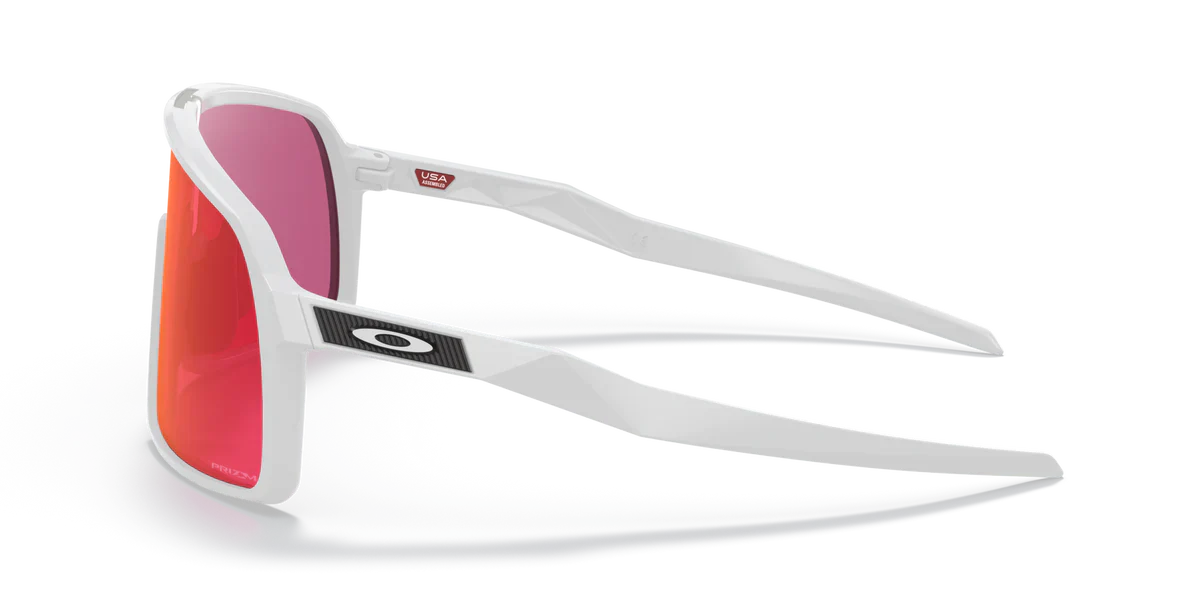 Oakley Sutro Sunglasses (Polished White/Prizm Field) | Cycling Gears Hub