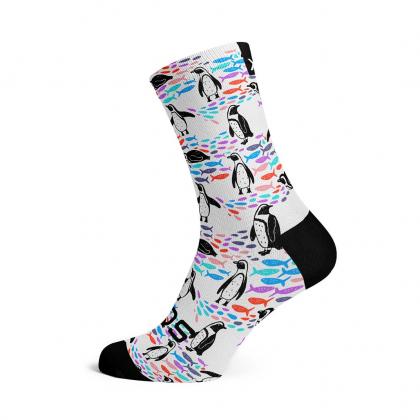 SOX Penguins Casual Crew Socks – Playful Lifestyle Crew | Breathable Everyday Comfort