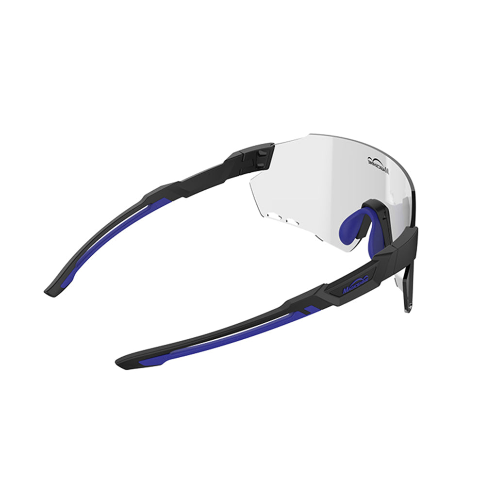Magicshine Windbreaker Photochromatic Sport Sunglasses Transparent/Lake Placid Blue Color