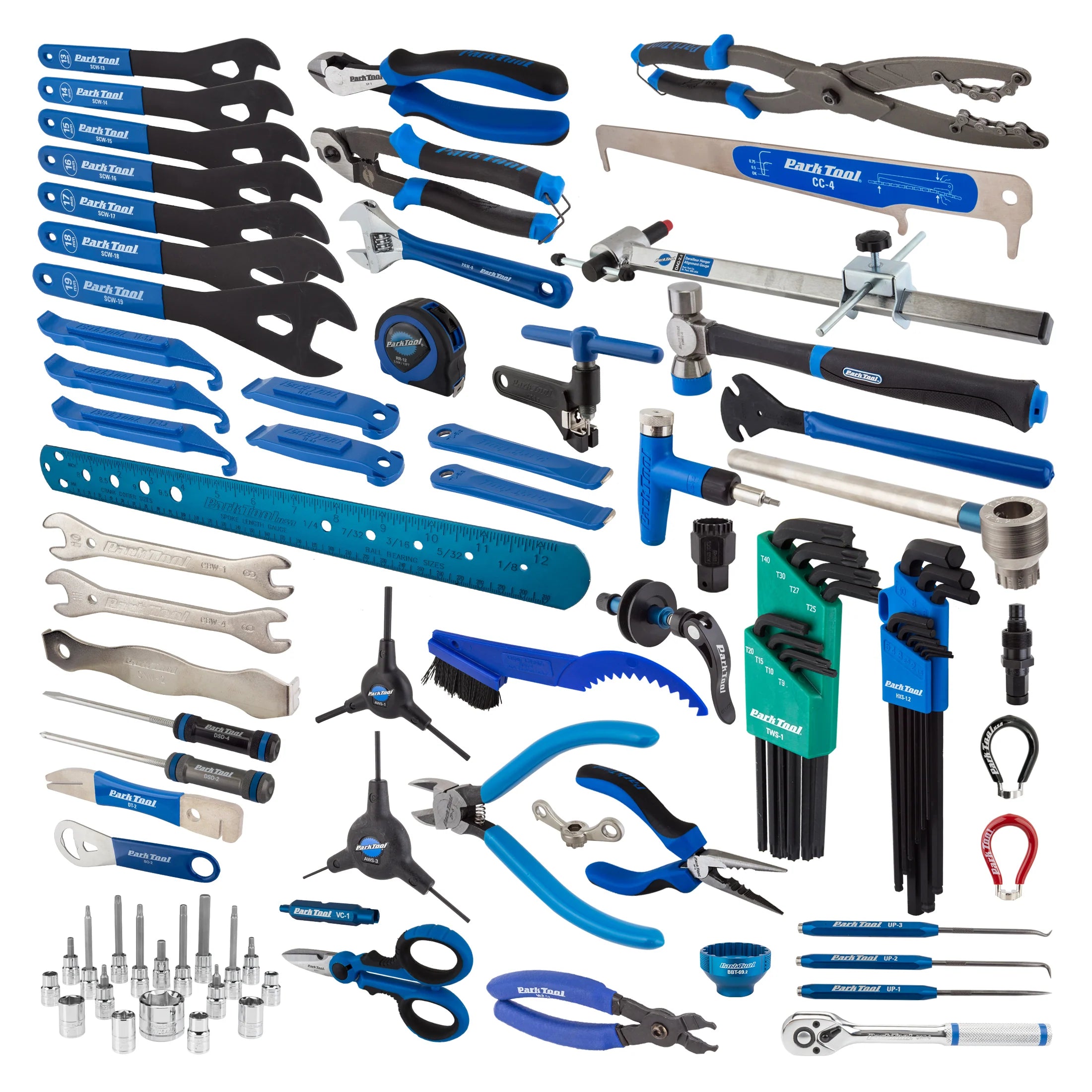 Park Tool PK-5 Professional Tool Kit - Complete 88 Piece Bicycle Repair and Maintenance Tool Set for Professional and Home Workshop
