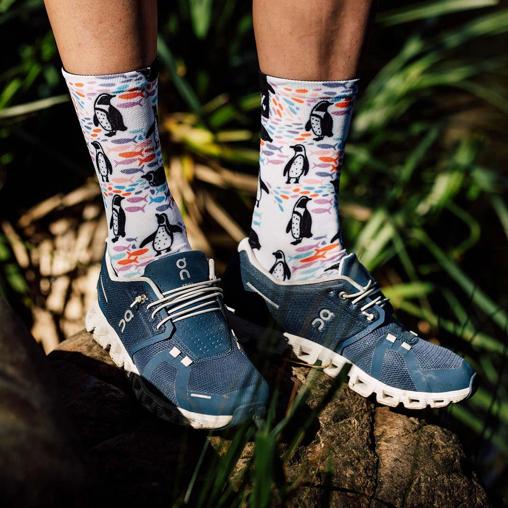 SOX Penguins Casual Crew Socks – Playful Lifestyle Crew | Breathable Everyday Comfort