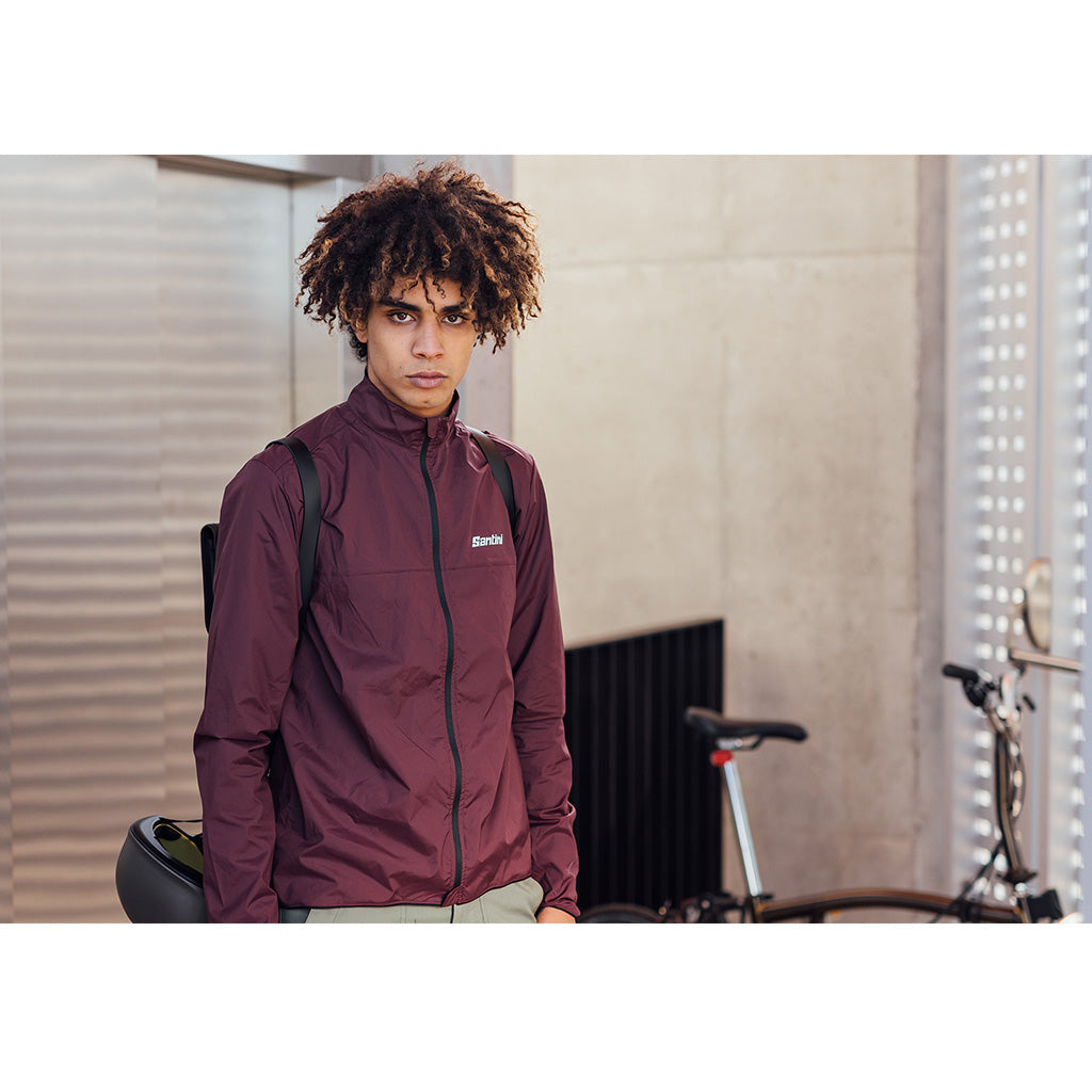 SANTINI VENTUS WIND JACKET-BURGUNDY FC