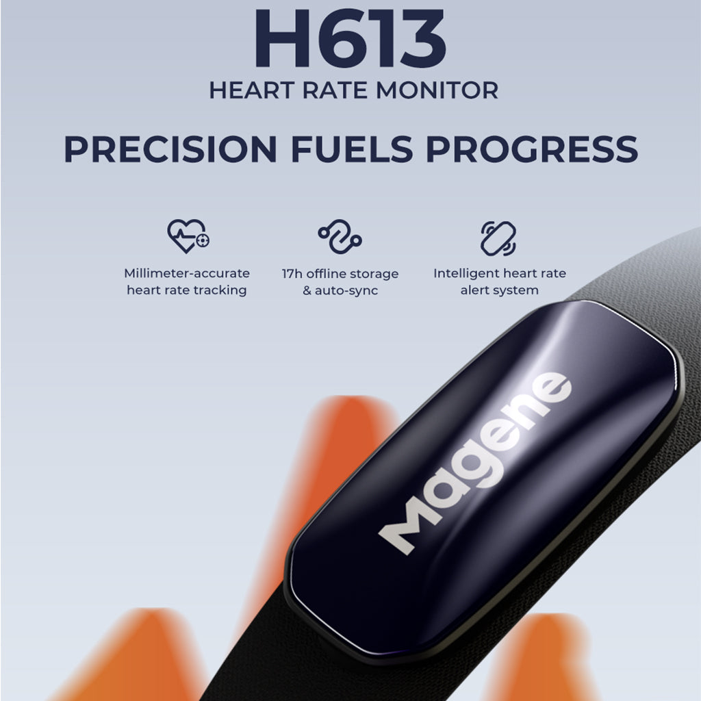 Magene H613 Heart Rate Monitor Color Black | Cycling Gears Hub