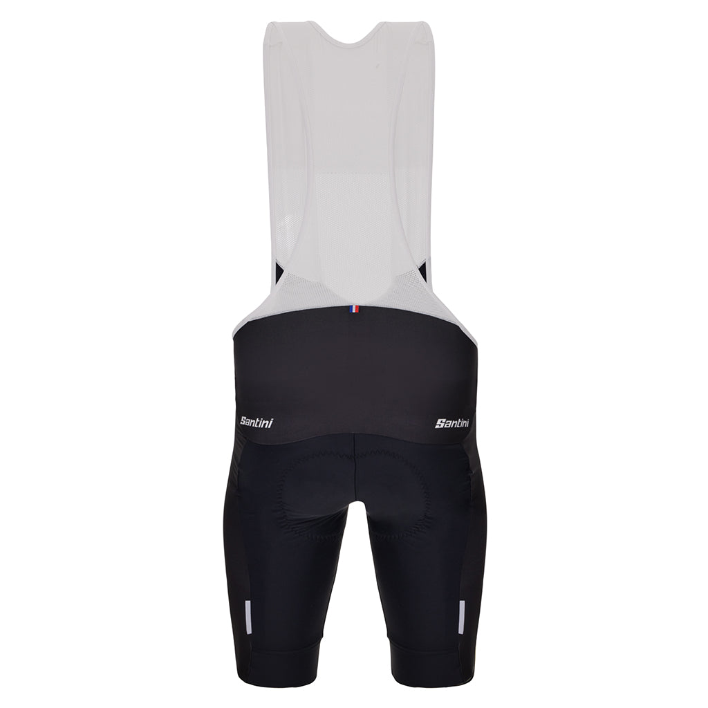 Santini TDF KOM Leader Men's Cycling Bibshorts (Black/Polka) | Cycling Gears Hub