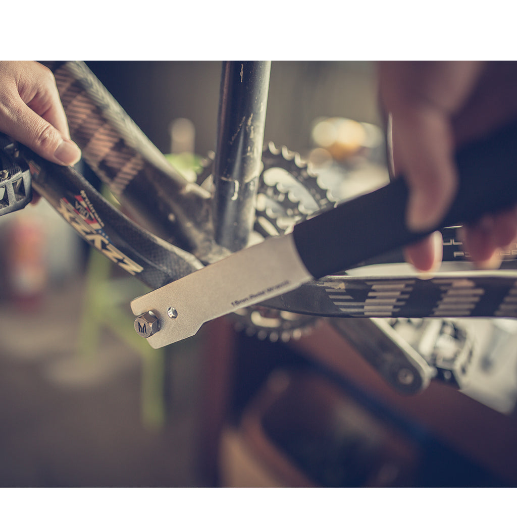 Birzman 15mm Pedal Wrench – Heavy-Duty Bicycle Pedal Removal Tool |Workshop-Grade Steel