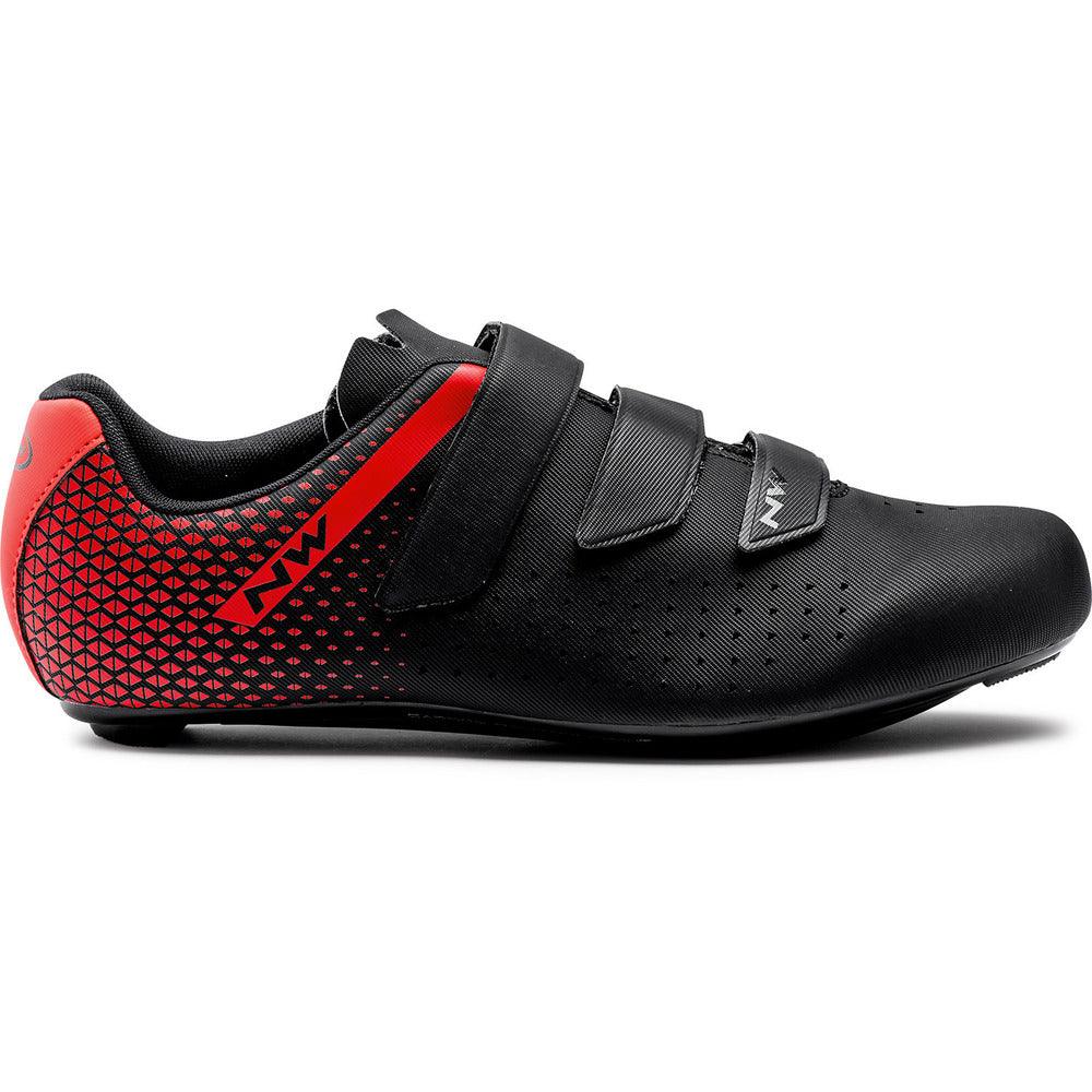 Northwave Core 2 Road Cycling Shoes (Black/Red) | Cycling Gears Hub