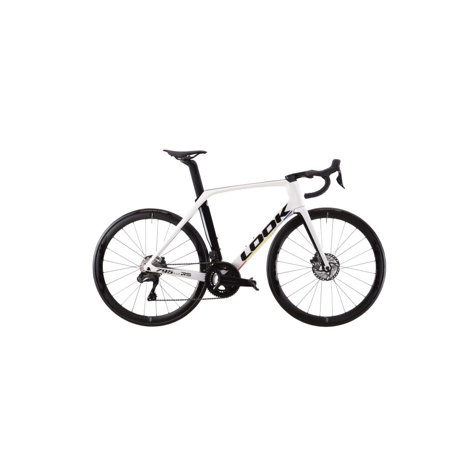 LOOK 795 Blade RS DB Pro Team White Glossy – Shimano Ultegra Di2 | LOOK R38D Carbon Wheels | Cycling Gears Hub