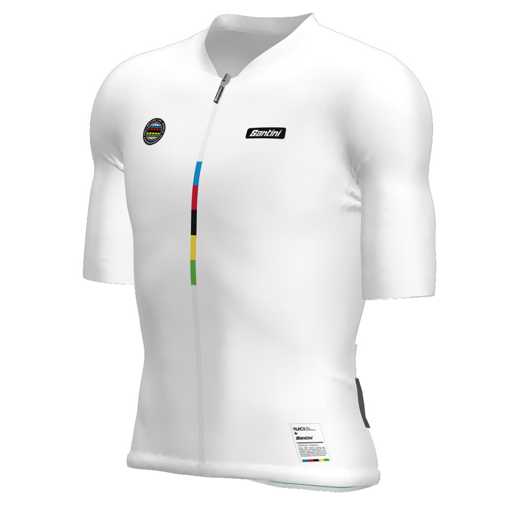 SANTINI UCI WC MONDO UNISEX JERSEY-WHT FS