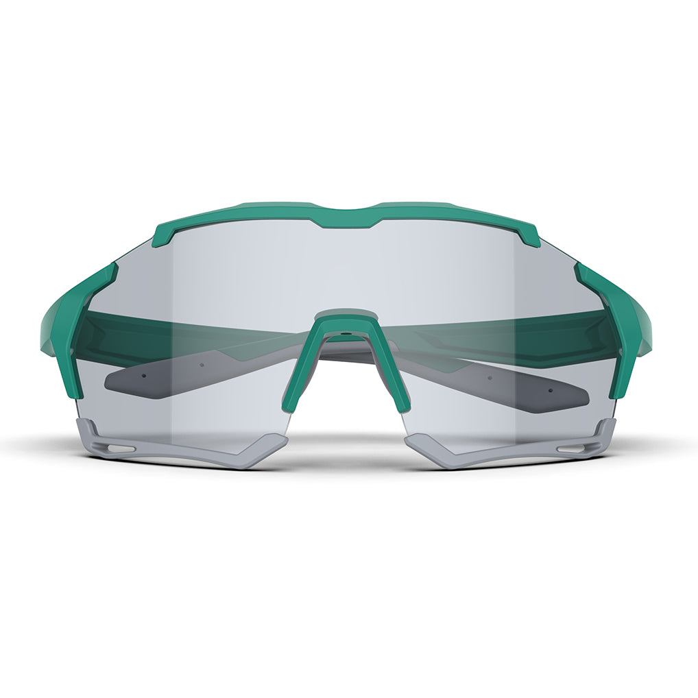Magicshine Versatile Photchromic Sport Sunglasses Clear &Green