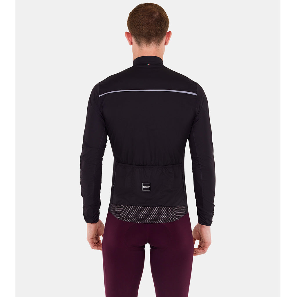 SANTINI RTR UNISEX WIND JACKET-BLACK FS-XL