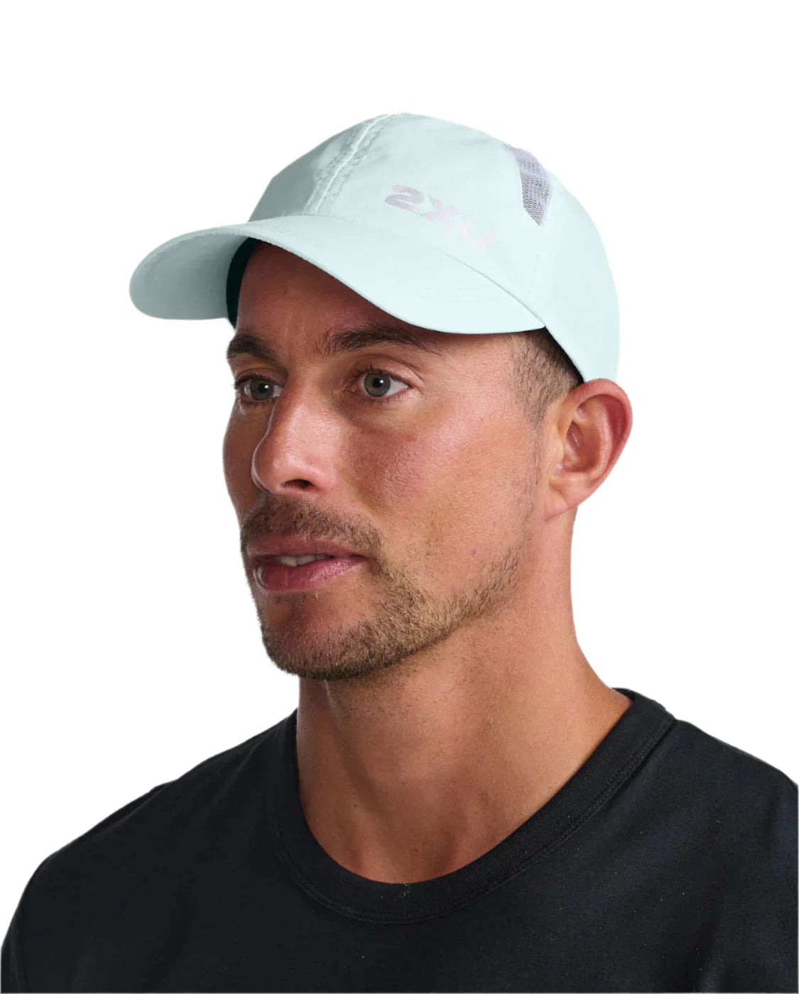 2XU UQ5685F Run Cap (Glacier/White) | Cycling Gears Hub