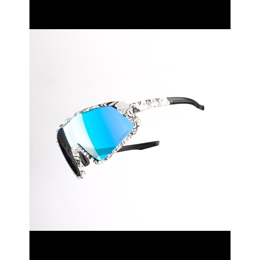 Gist NEXT Sport Sunglasses (Black/White) | Cycling Gears Hub