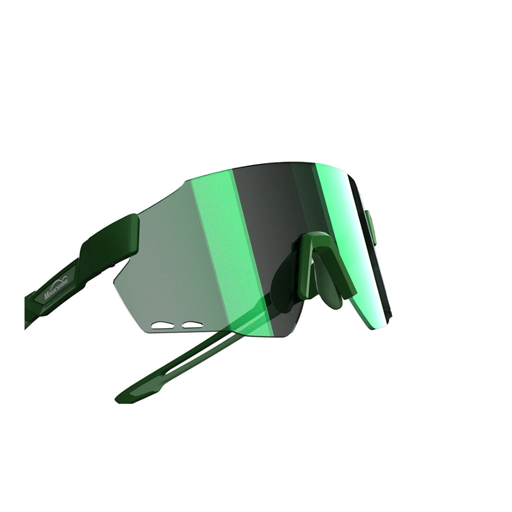 Magicshine Windbreaker Classic Sport Sunglasses Forest Green