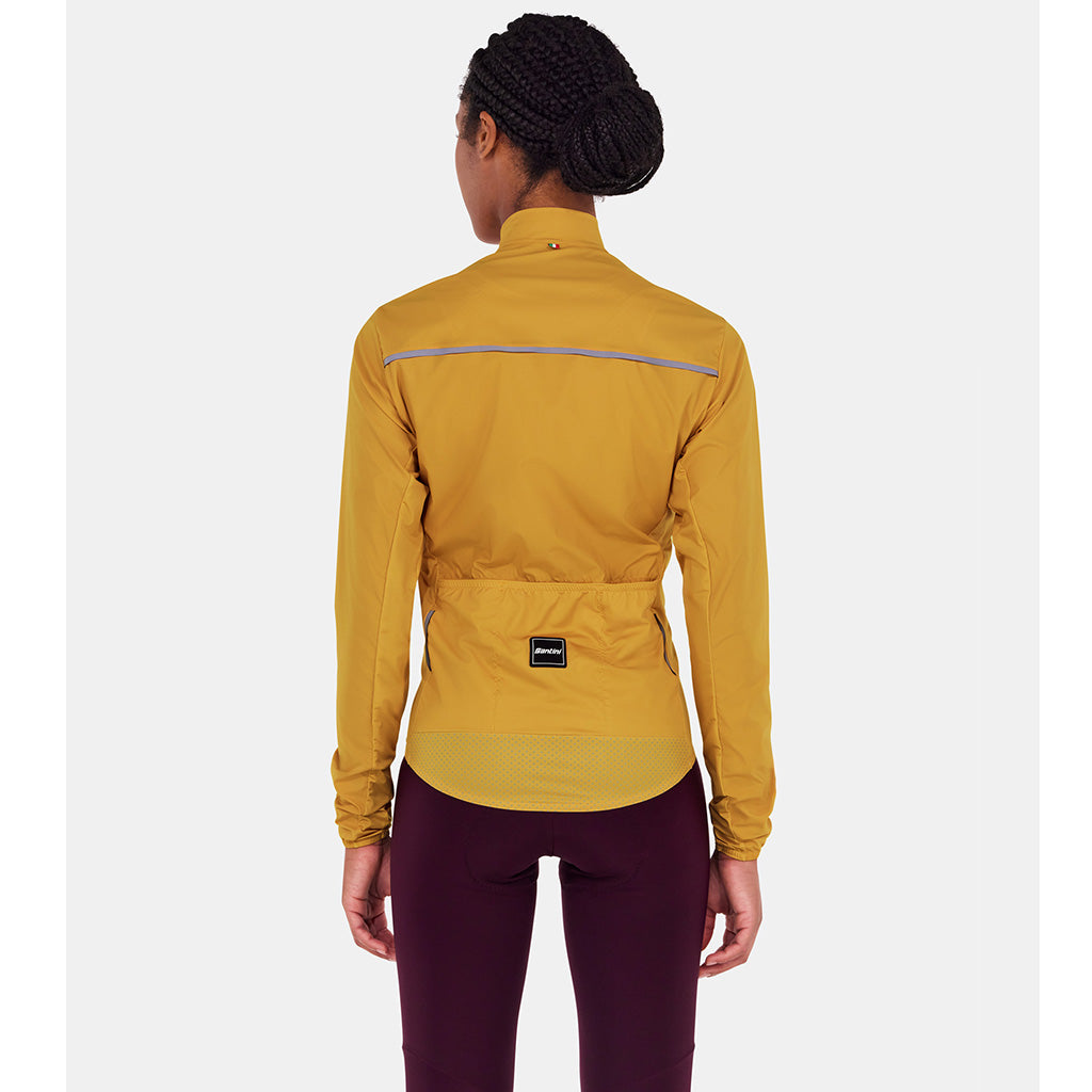 Santini Ready To Ride Unisex Cycling Jacket (Ochre) | Cycling Gears Hub