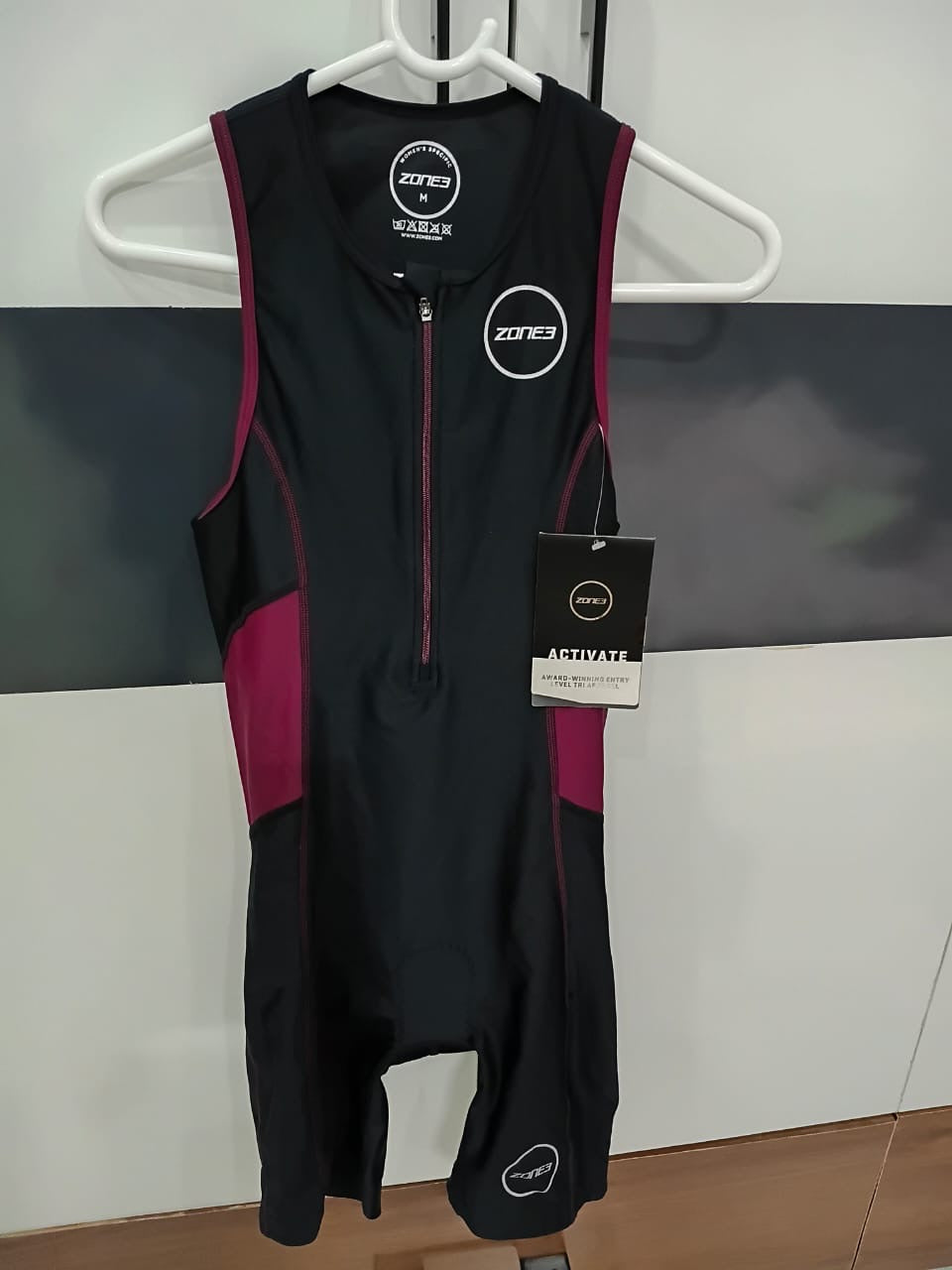 Zone3 Women’s Activate Triathlon Trisuit – Black/Purple | Cycling Gears Hub
