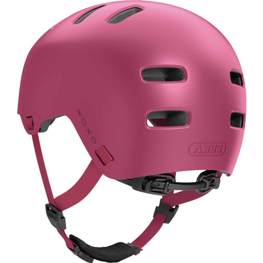 ABUS XOXO Helmet – Red | Urban Cycling Helmet | Lightweight & Ventilated Protection