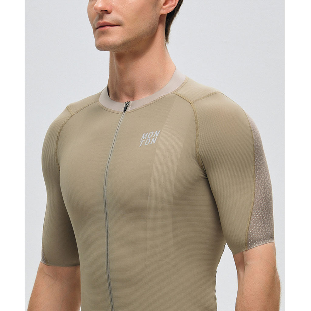 Monton Traveler Jersey – Moss Grey | Men’s Performance Cycling Jersey (EU-M)