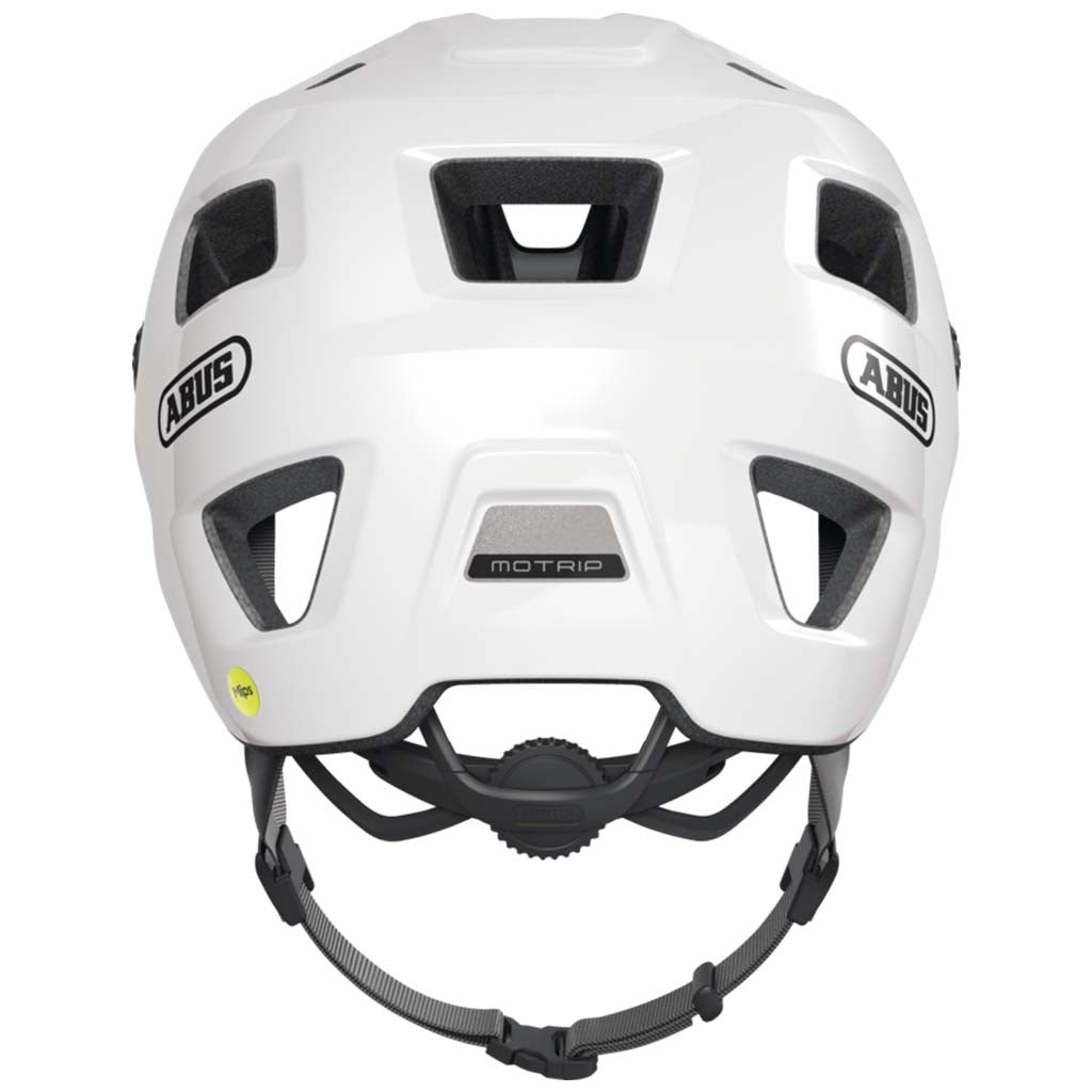 ABUS MoTrip MIPS Helmet – Shiny White | Trail & MTB Helmet with MIPS Protection