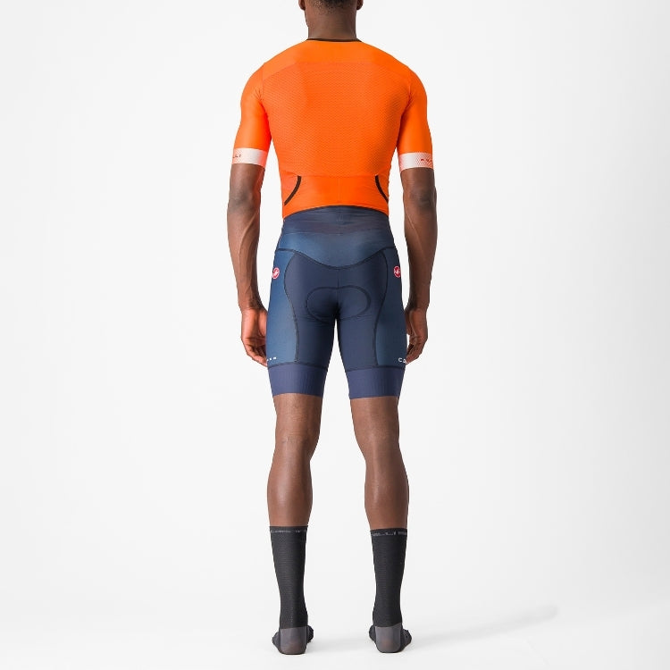 Castelli Free Sanremo 2 Aero Tri Race Suit – Brilliant Orange / Belgian Blue | Cycling Gears Hub