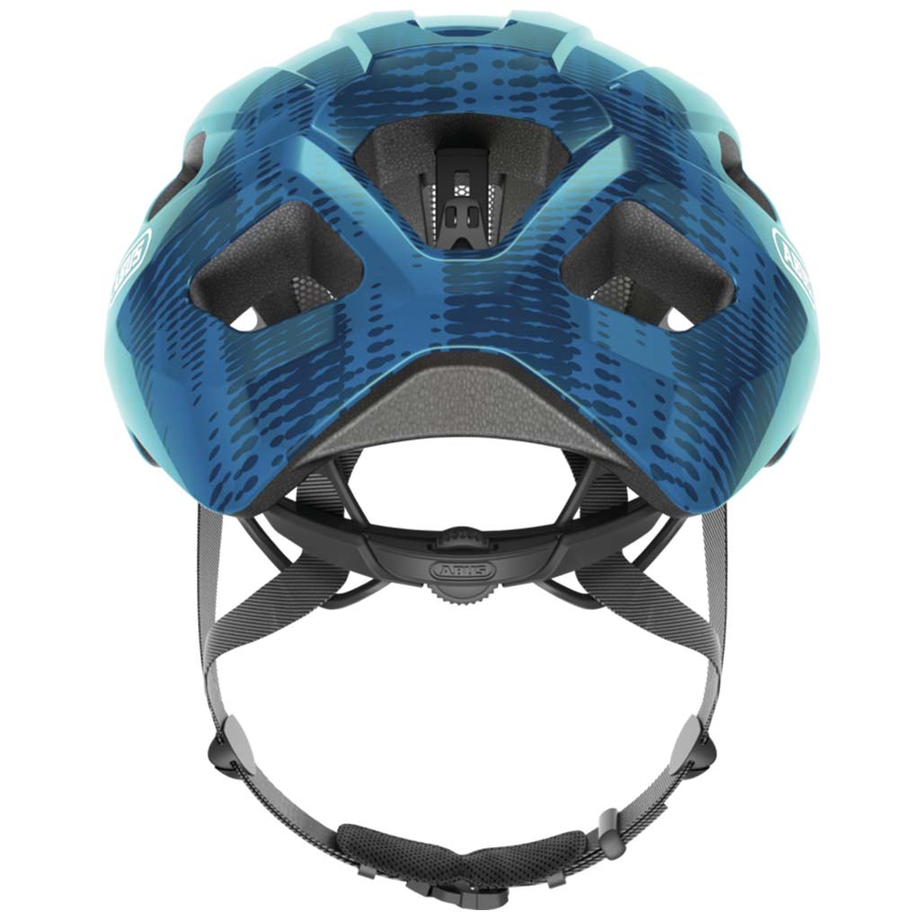 ABUS Macator Helmet – Steel Blue | Lightweight Road Cycling Helmet