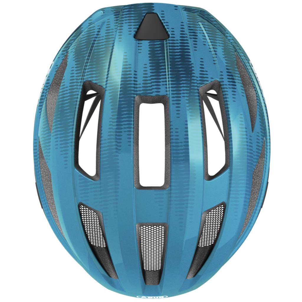 ABUS Macator Helmet – Steel Blue | Lightweight Road Cycling Helmet