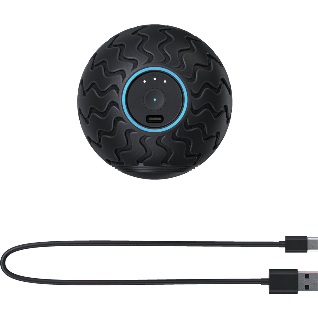 Therabody WaveSolo - Compact Vibrating Foam Roller for Muscle Recovery & Deep Tissue Massage - Black|Cycling Gears Hub