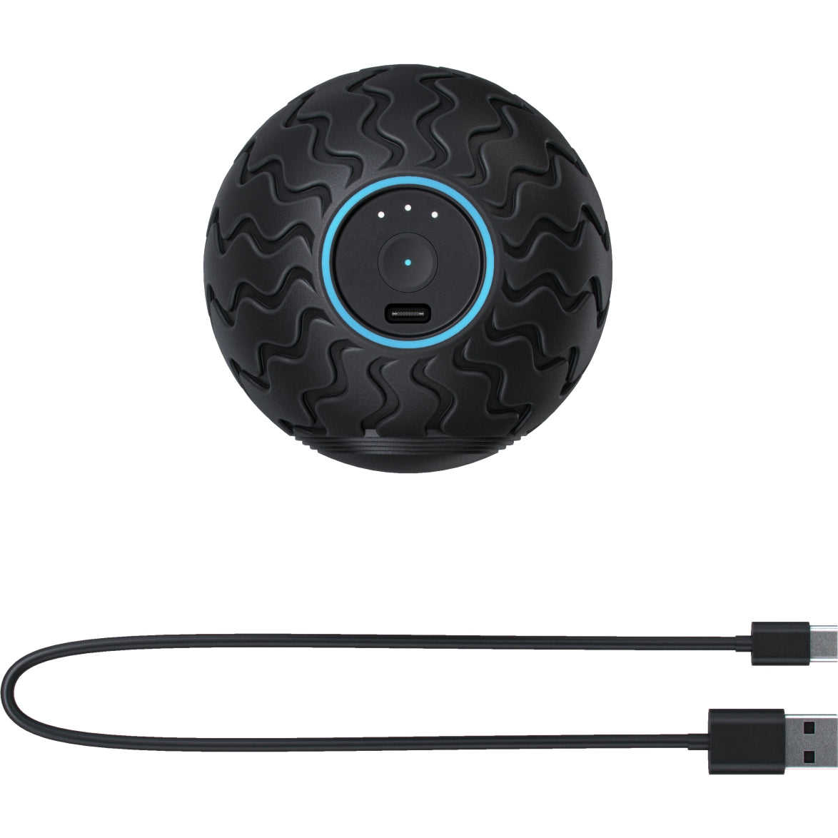 Therabody WaveSolo - Compact Vibrating Foam Roller for Muscle Recovery & Deep Tissue Massage - Black|Cycling Gears Hub