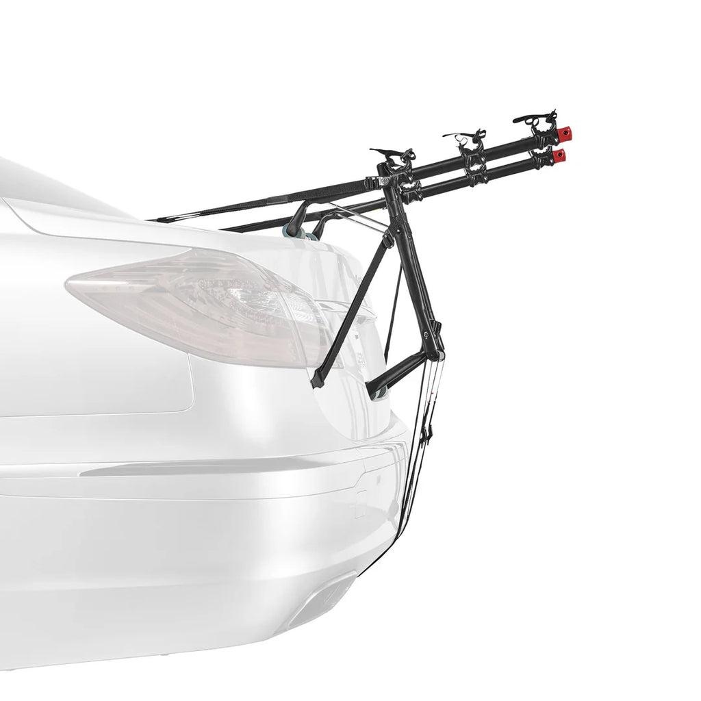 Allen Deluxe 3-Bike Carrier Rack – Narrow Mount, Black with Side Strips | Car Rear Bicycle Rack|CYCLING GEARS HUB