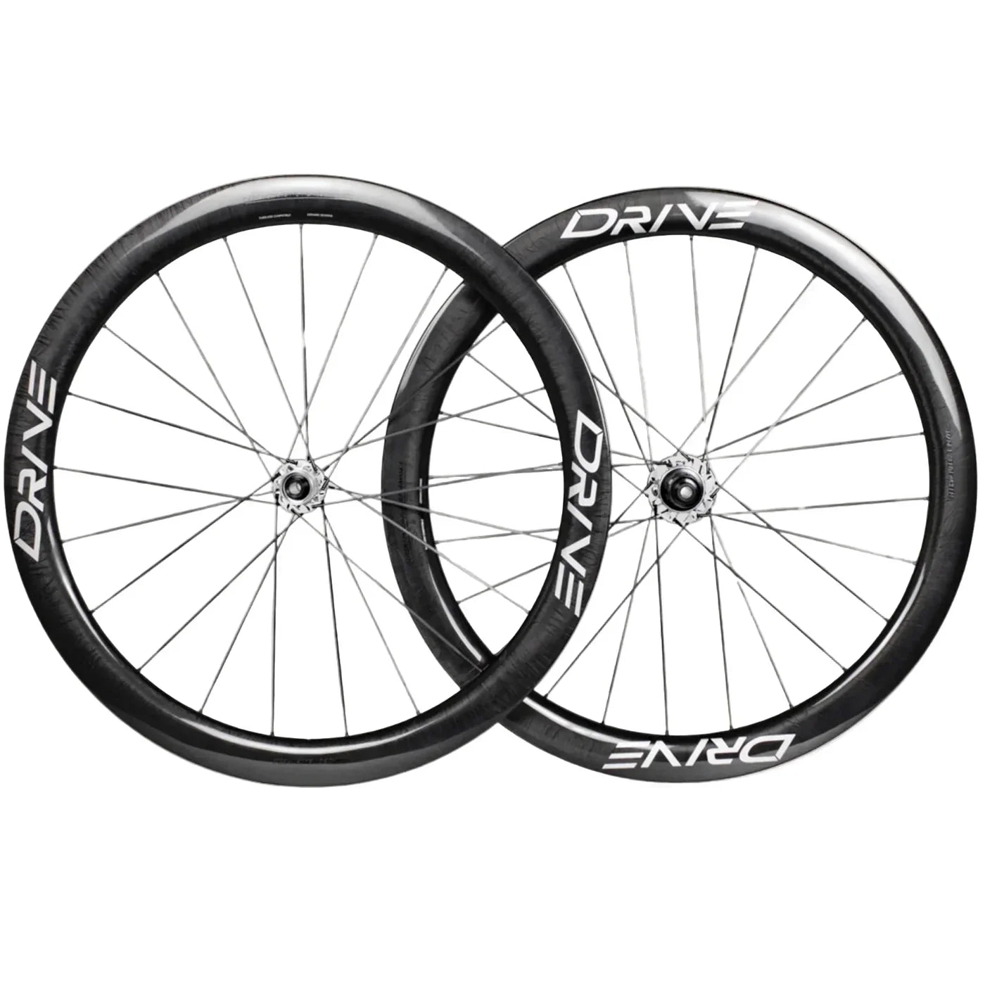 Elite Wheels Drive 50D Carbon Disc Wheelset for Shimano | Tubeless Ready Aero Road Wheels | Cycling Gears Hub