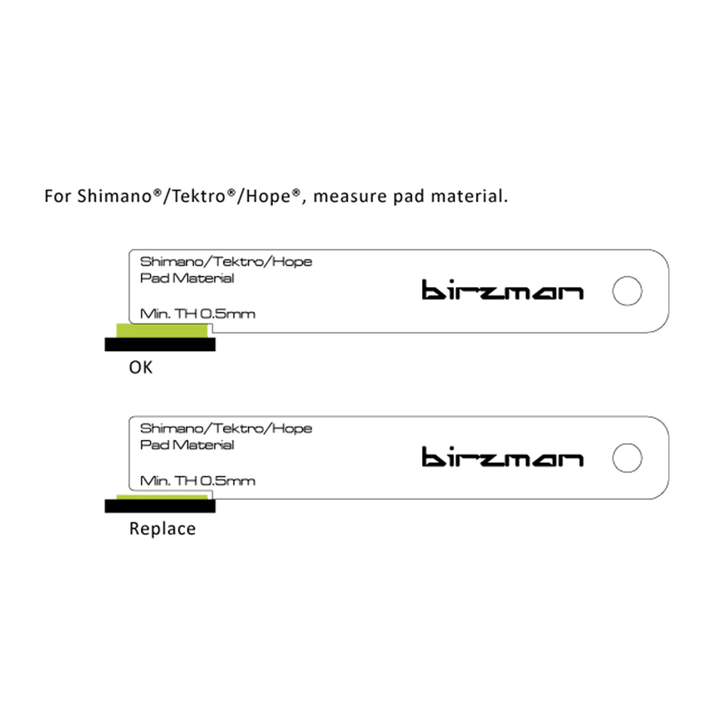 Birzman Brake Pad Wear Indicator  for Brake Pad| Cycling Gears Hub