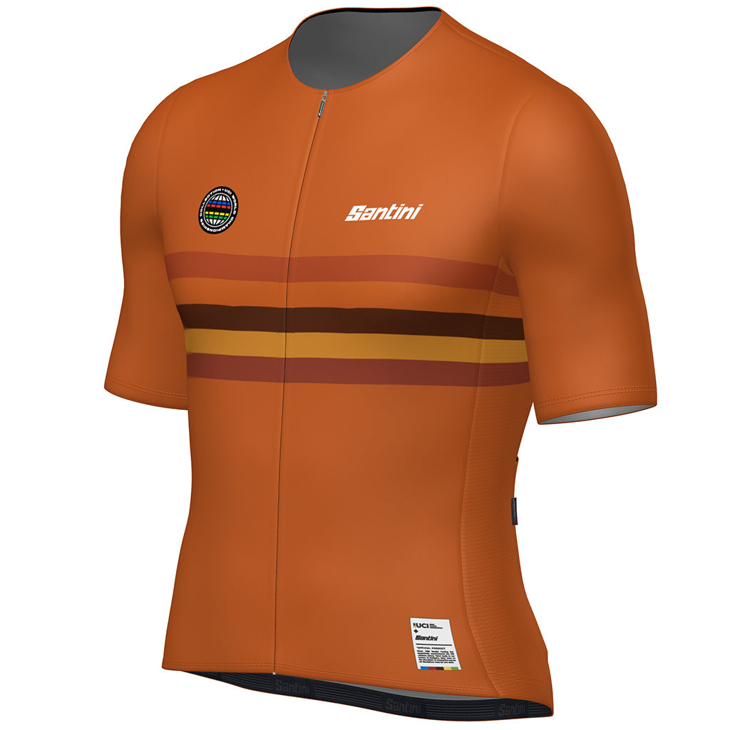 SANTINI UCI WC N.LINE UNISEX JERSEY-NET FS-M