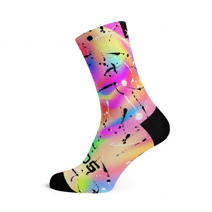 SOX Holographic Casual Crew Socks – Shimmering Everyday Crew | Breathable Comfort & Eye-Catching Style