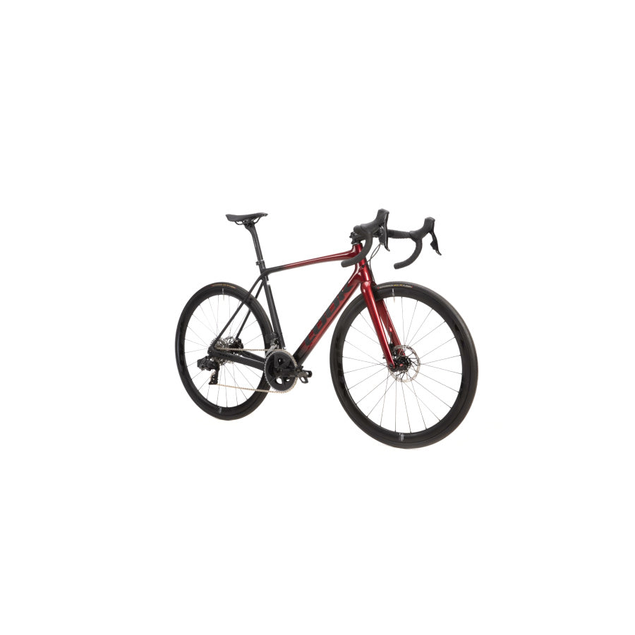 LOOK 785 Huez DB SRAM Rival eTap AXS – Interference Red Matte Glossy | LOOK R38D Carbon Wheels | Cycling Gears Hub