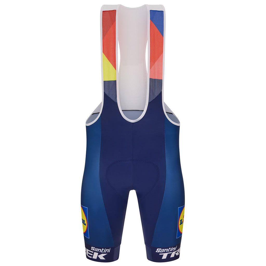 SANTINI LIDL-TREK FANLINE BIBSHORT-BLUE SZ-L