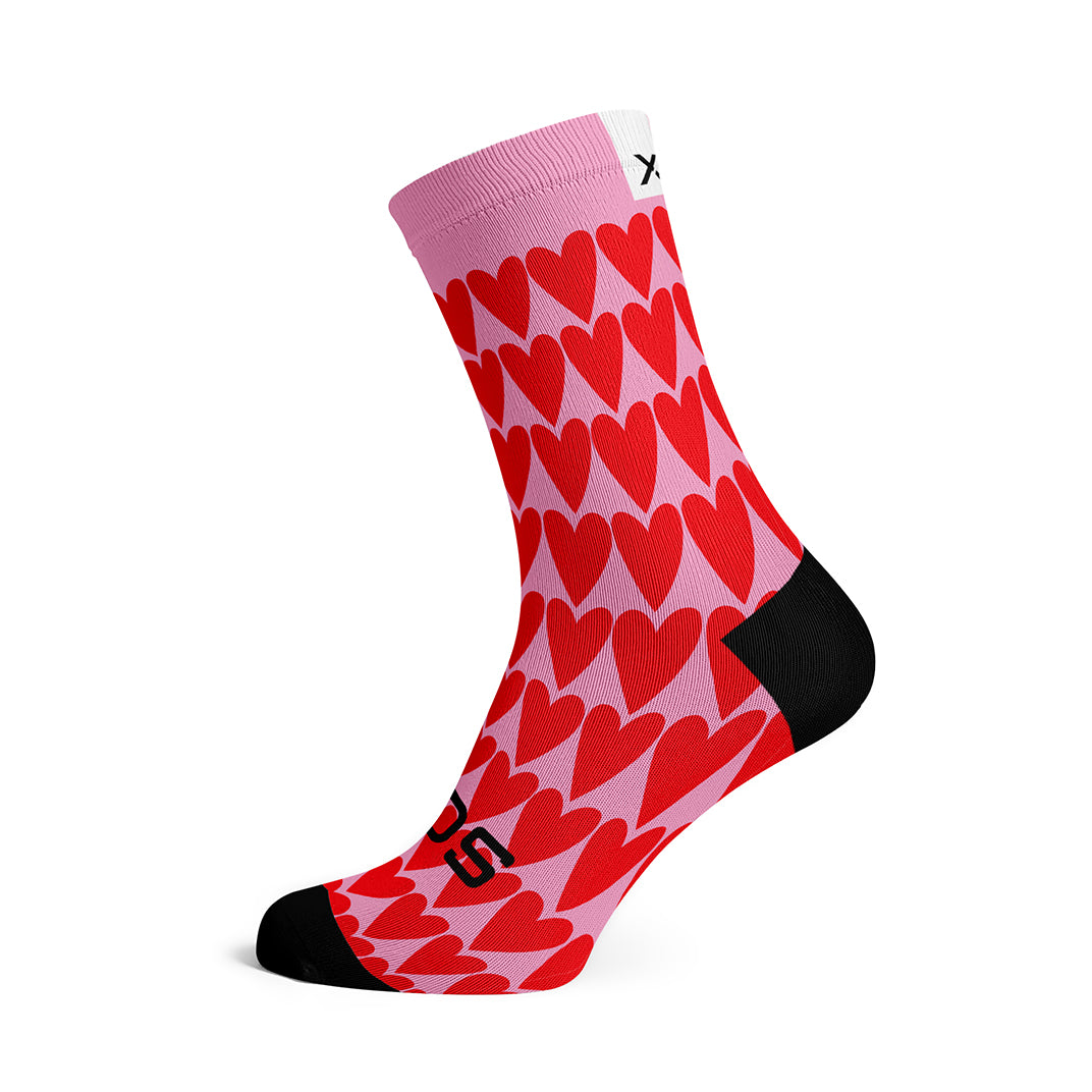SOX Hearts Casual Crew Socks – Playful Everyday Crew | Breathable Comfort & Stylish Design