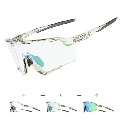 KAPVOE X170 Color Change Photochromic Sunglasses Color Green