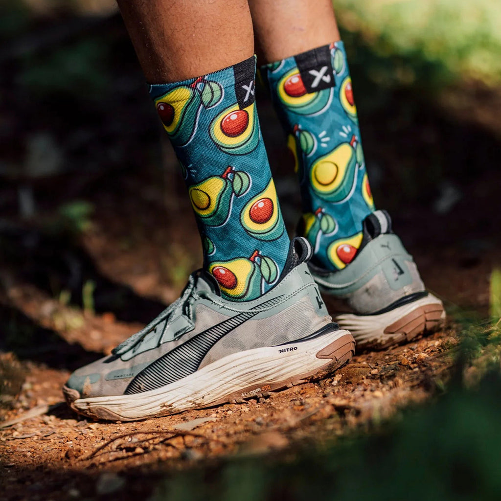 SOX Avocado Running Crew Socks – Performance Crew | Breathable Comfort & Athletic Support