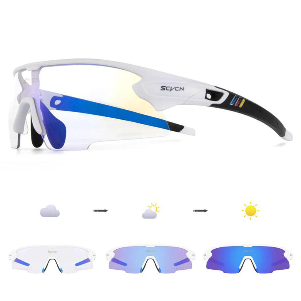 SCVCN S2 COLOUR PC SUNGLASSES-BLUE/WHITE