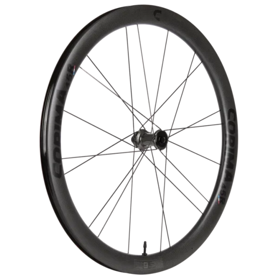 CORIMA RR 45R 700C 20-Spoke Disc Wheel – Tubeless Ready SHIMANO HUB | MATTE BLACK