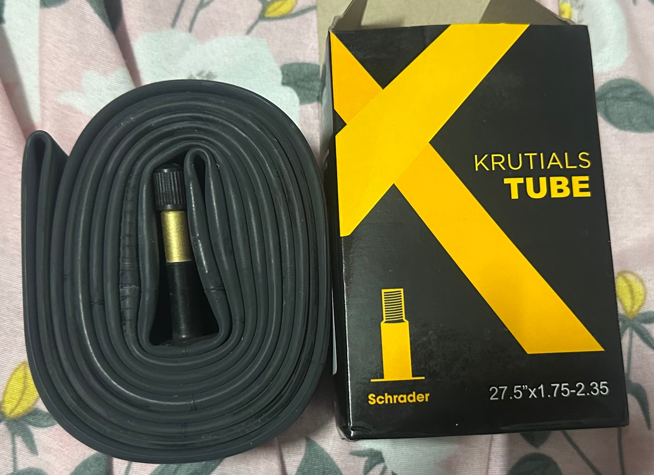 Krutials 27.5x1.75-2.35 48mm Schrader Tube | Cycling Gears Hub