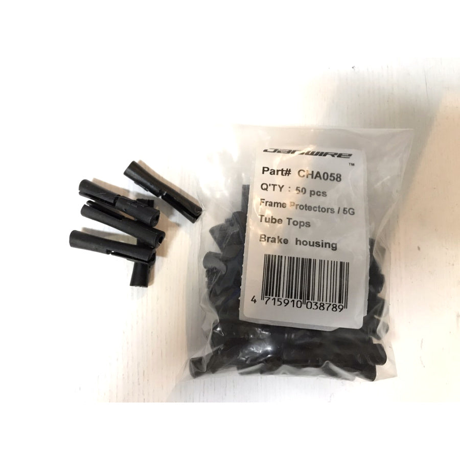 Jagwire 5G Frame Protector – Tube Top | Silicone | Black | 50 Pieces | Cycling Gears Hub