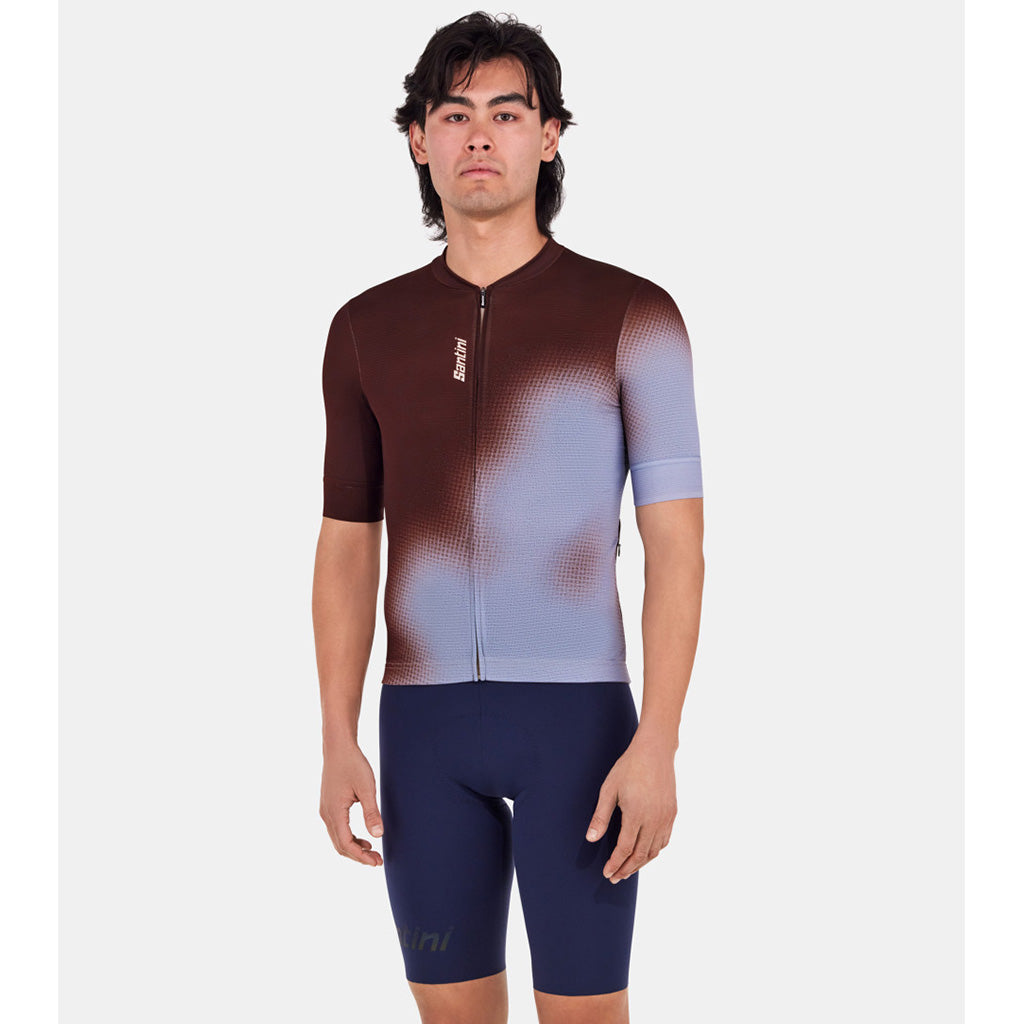 SANTINI SPOT JERSEY-BROWN/BLUE FS-L