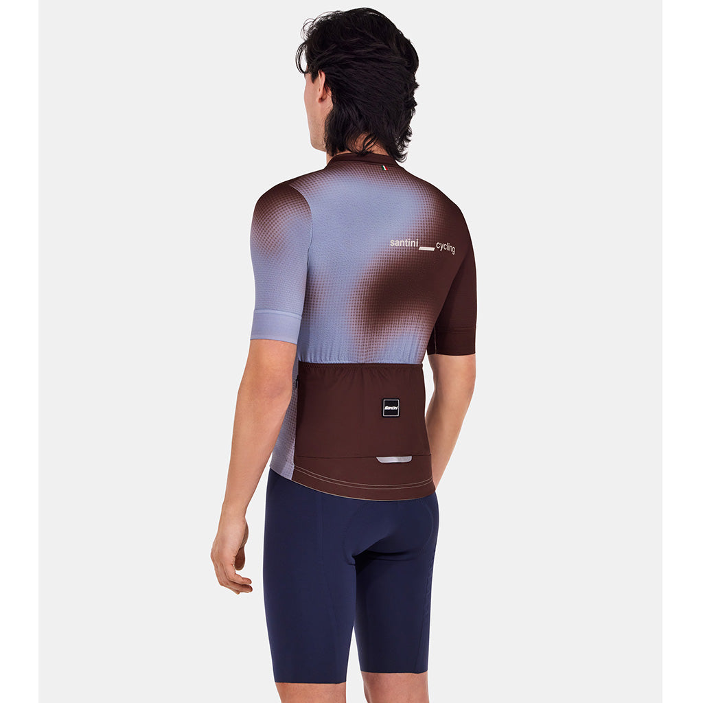 SANTINI SPOT JERSEY-BROWN/BLUE FS-L