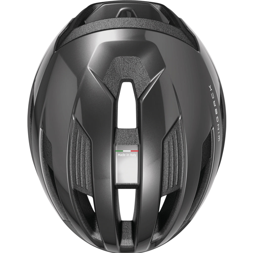 ABUS WingBack Helmet – Titan | Road Cycling Helmet | Lightweight Aerodynamic Performance