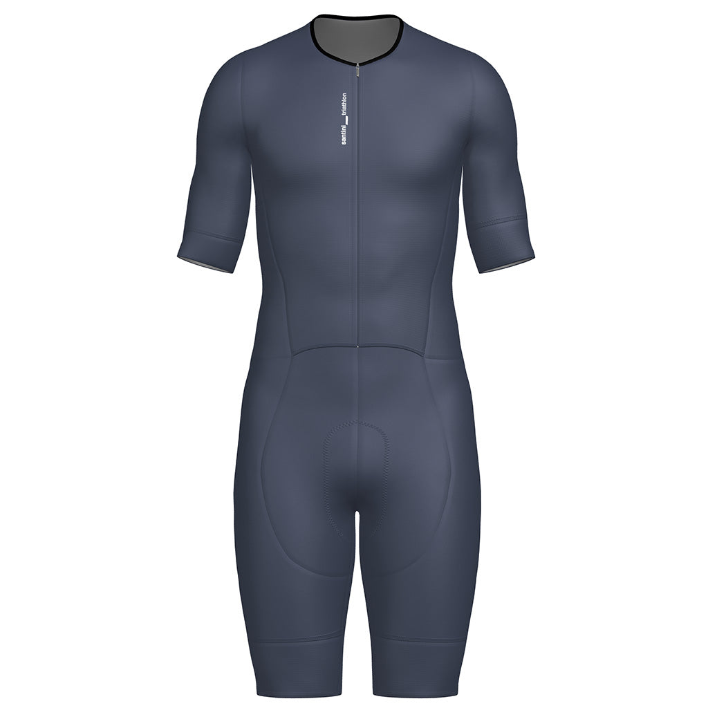 SANTINI LEAF TRISUIT (SH.SLEEVE)-GREY FS-L