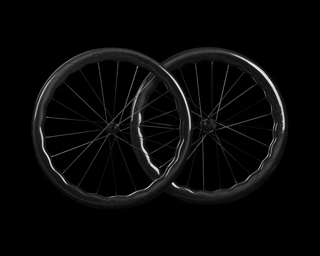 Elite Wheels Drive Helix 57D CS Carbon Disc Wheelset Shimano Hub| Carbon Spoke Aero Road Wheels | Cycling Gears Hub