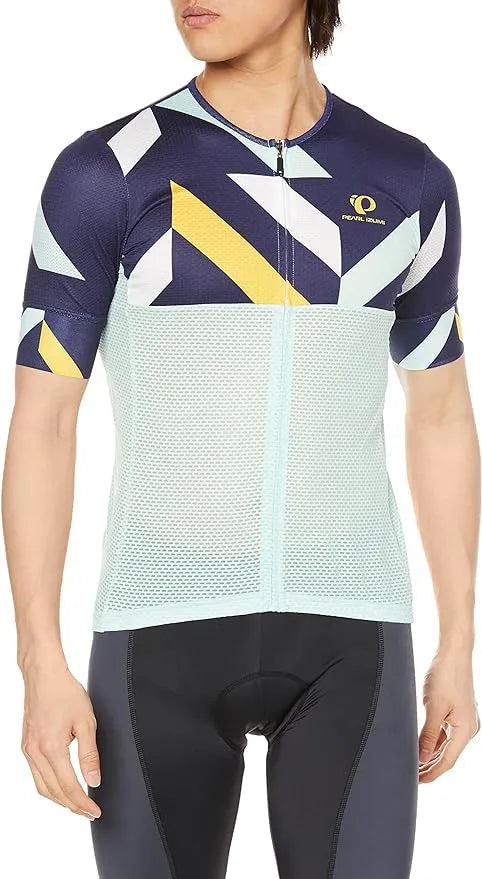 Pearl Izumi Mesh Ventilation Men's Cycling Jersey (Navy) | Cycling Gears Hub